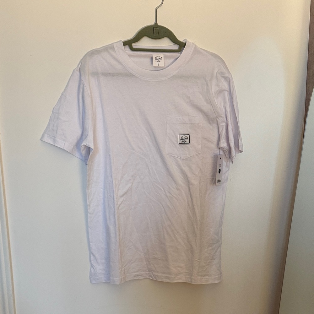 Herschel White T-Shirt with Pocket (NWT)